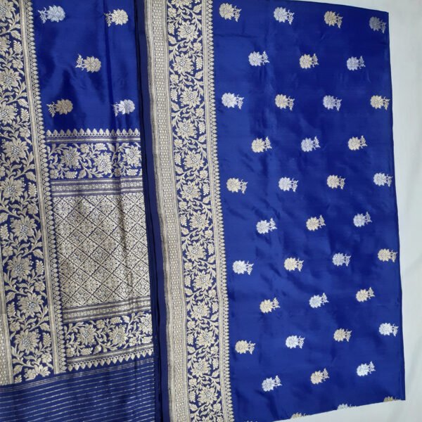 Banarasi Buta Saree Blue